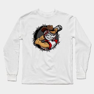 dog baseball Long Sleeve T-Shirt